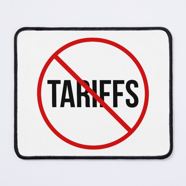 Item preview, Against tariffs  designed and sold by Rachel the Artist .