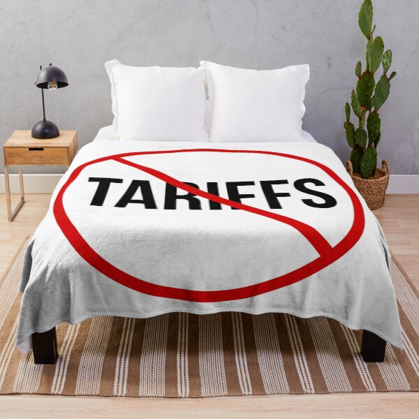 Item preview, Against tariffs  designed and sold by Rachel the Artist .