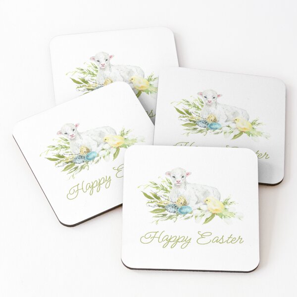 Item preview, Happy Easter Cute Animal, Lamb and Chick, Easter Gifts for Grandma or Mother, Gifts for Family designed and sold by InHisImageGifts.
