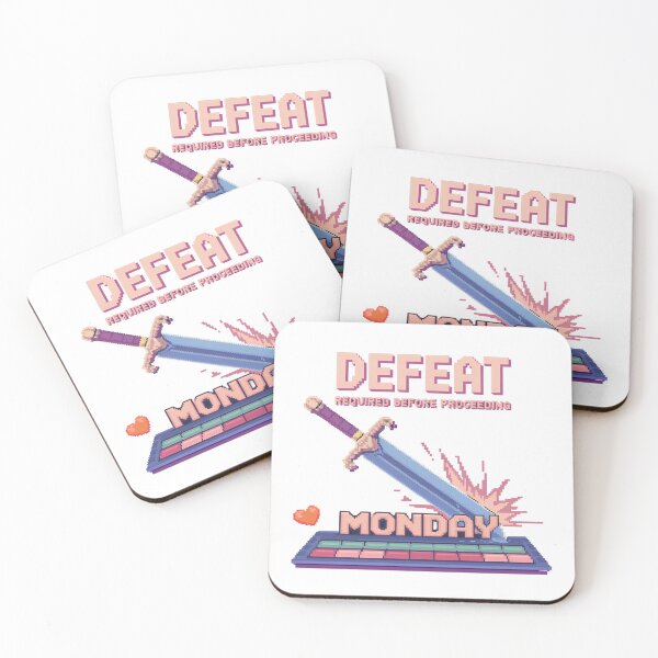 Item preview, Defeat Required Gaming Sticker - Challenge Decal for Gamers & Motivation designed and sold by InsightA.
