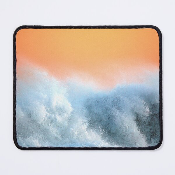 Item preview, Dramatic Ocean Waves And Foamy Surf Under Tangerine Sunset designed and sold by DEC02.