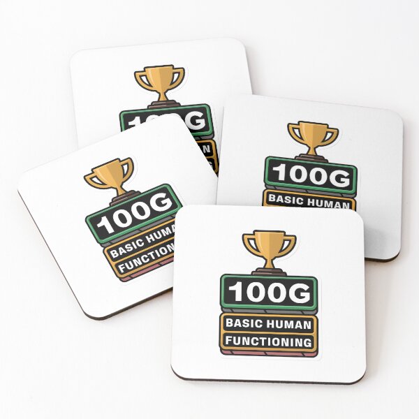 Item preview, 100G Basic Human Functioning Sticker - Humorous Daily Struggle Decal designed and sold by InsightA.