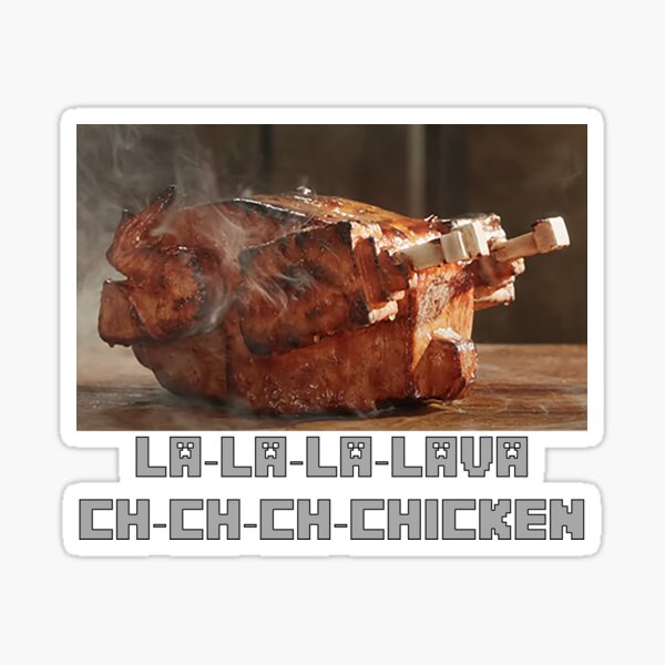 Item preview, Steve's Lava Chicken Minecraft Movie designed and sold by luveyart.