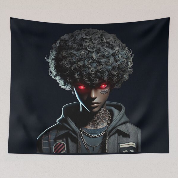 Item preview, Afrocentric anime  designed and sold by Uluvet Design Studio.
