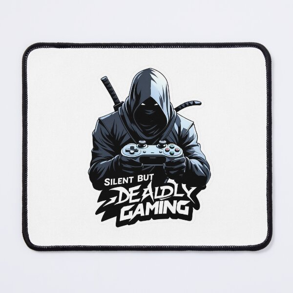 Item preview, Silent but Deadly Gaming Sticker - Sleek Design for PC Gamers, Laptop & Gaming Gear Decal1 designed and sold by InsightA.