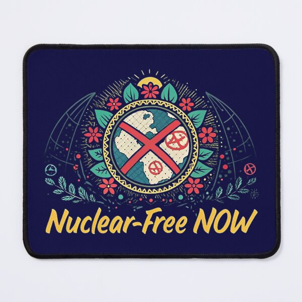 Item preview, NUCLEAR-FREE NOW designed and sold by likbatonboot.