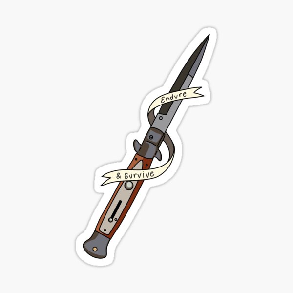 Item preview, Ellie’s Knife Endure and Survive designed and sold by sarac40.