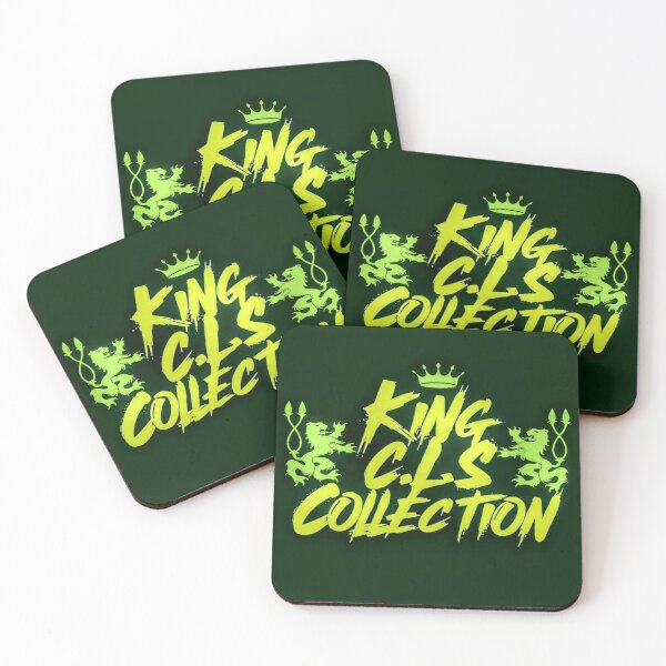 Item preview, King C.L.S King's Painted Font | Deep Olive Green | Light Lime Green | Deep Lemon Yellow  designed and sold by Kingcls.