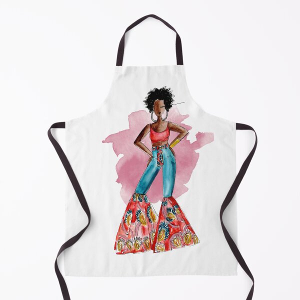 Item preview, Afrocentric Fashion Illustration with Flared Pants designed and sold by K3DreamKreations .