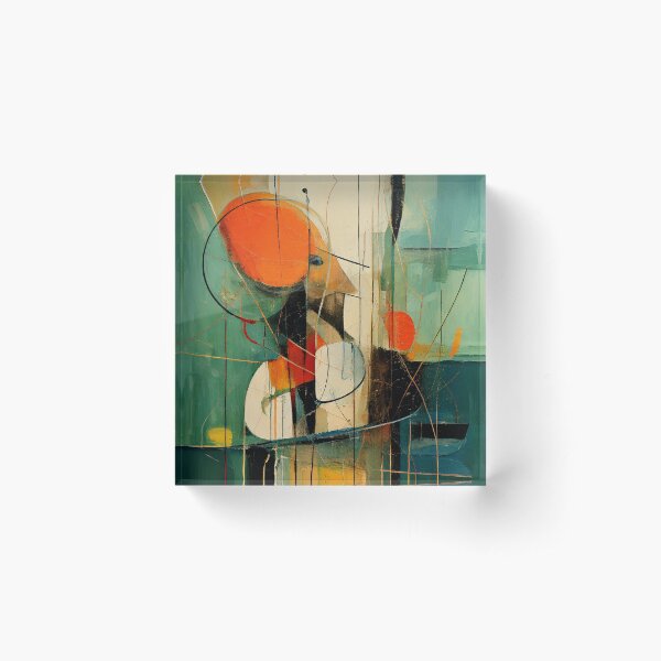 Item preview, Modern Abstract Art – Bold Colorful Shapes & Expressive Texture – Contemporary Wall Decor designed and sold by CattlettArt.