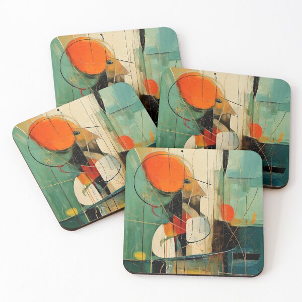 Item preview, Modern Abstract Art – Bold Colorful Shapes & Expressive Texture – Contemporary Wall Decor designed and sold by CattlettArt.