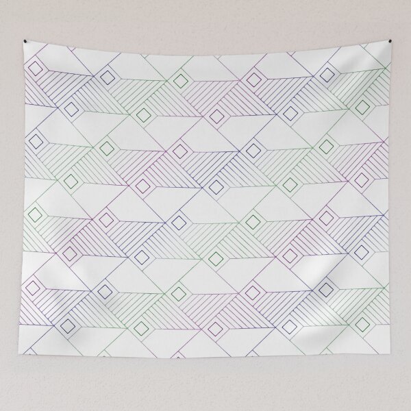 Item preview, Rainbow geometric lines designed and sold by montip-shop.