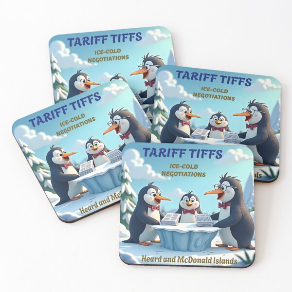 Item preview, US Tariffs on Penguin Islands Meme  designed and sold by nhk999.