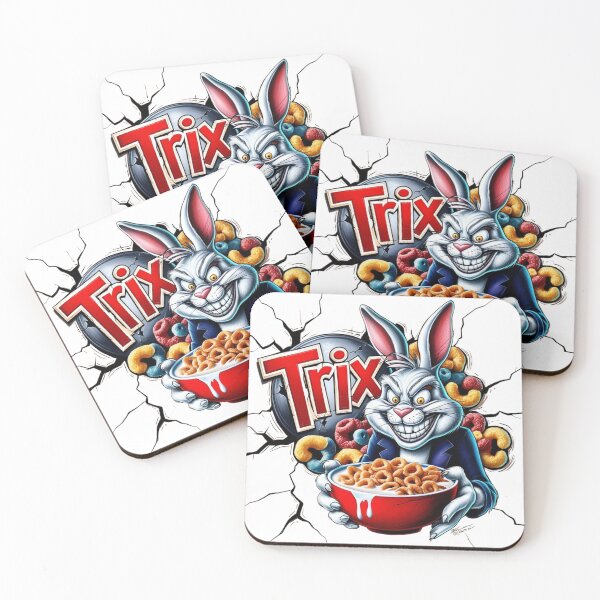 Item preview, Sinister Trix Rabbit – Evil Cereal Mascot Parody Graphic Design designed and sold by Rebel Fusion.