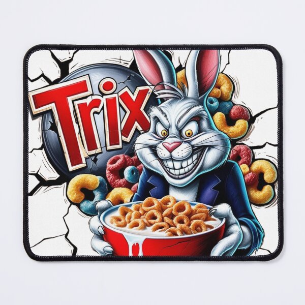 Item preview, Sinister Trix Rabbit – Evil Cereal Mascot Parody Graphic Design designed and sold by Rebel Fusion.
