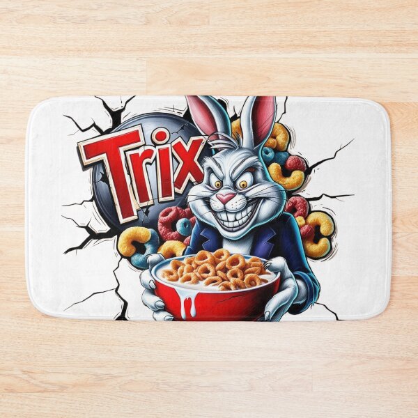 Item preview, Sinister Trix Rabbit – Evil Cereal Mascot Parody Graphic Design designed and sold by Rebel Fusion.