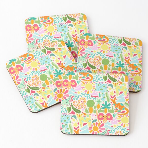 Item preview, Maximalist Australian Desert Animals designed and sold by The Wattle Studio.