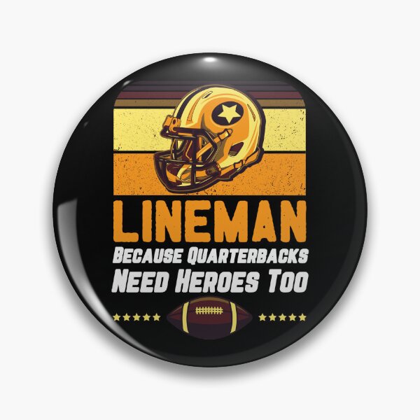 Item preview, Lineman Pride - Vintage Football Hero Design designed and sold by GabrieSketcham.