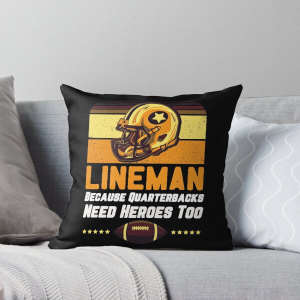 Item preview, Lineman Pride - Vintage Football Hero Design designed and sold by GabrieSketcham.