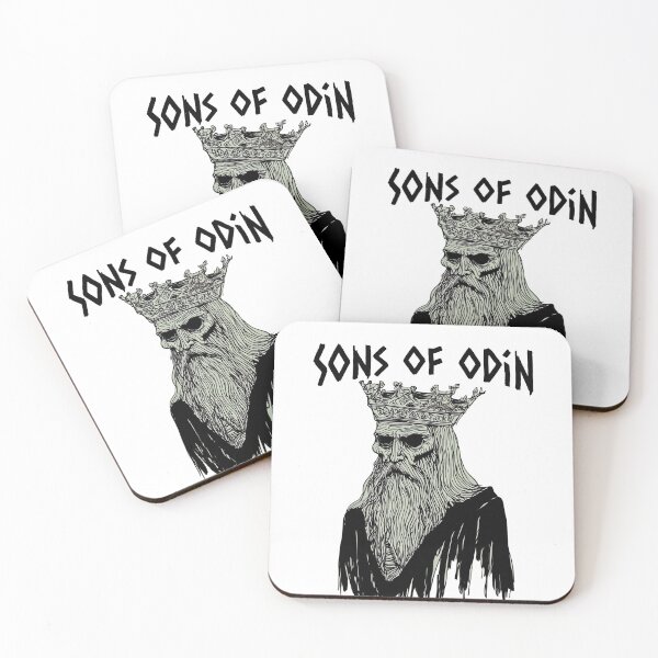 Item preview, Sons of Odin. viking, weird and fun artwork by wonkydoodleink. Version 2. designed and sold by wonkydoodleink.