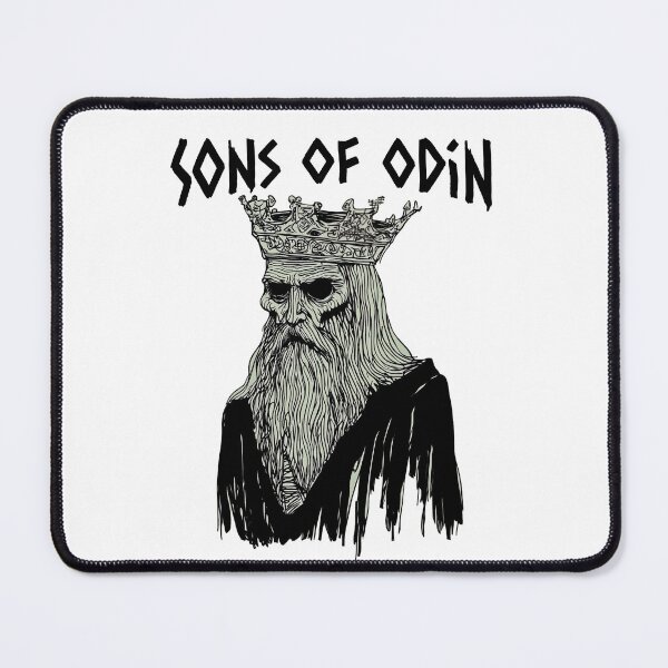 Item preview, Sons of Odin. viking, weird and fun artwork by wonkydoodleink. Version 2. designed and sold by wonkydoodleink.
