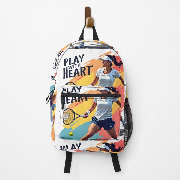 Item preview, Play with Heart - Dynamic Tennis Art Print designed and sold by nhk999.