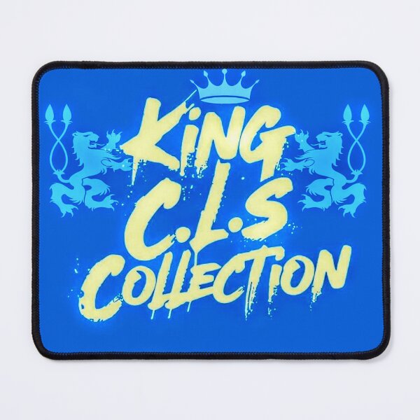 Item preview, King C.L.S King's Painted Font | Cream | Capri Blue | Paradise Blue designed and sold by Kingcls.