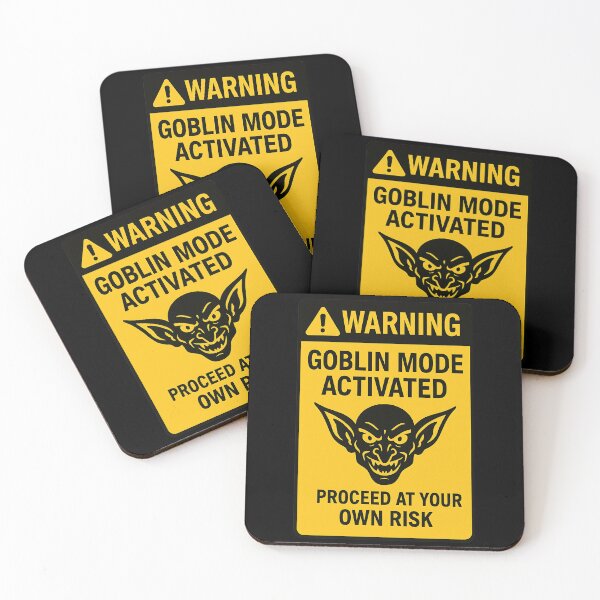 Item preview, ⚠️ WARNING Goblin Mode Activated – Proceed at Your Own Risk designed and sold by Zamoar.