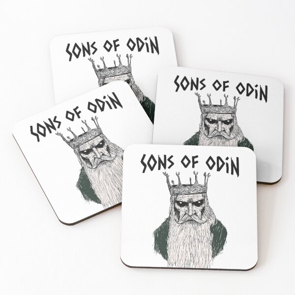 Item preview, Sons of Odin. viking, weird and fun artwork by wonkydoodleink. Version 3. designed and sold by wonkydoodleink.