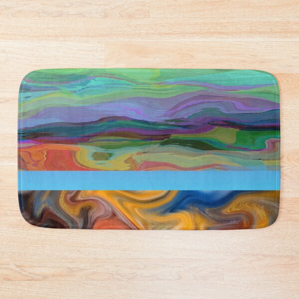 Item preview, Dreamscapes of the Unseen - Abstract Landscape Collage designed and sold by DzinkaDreamArt.