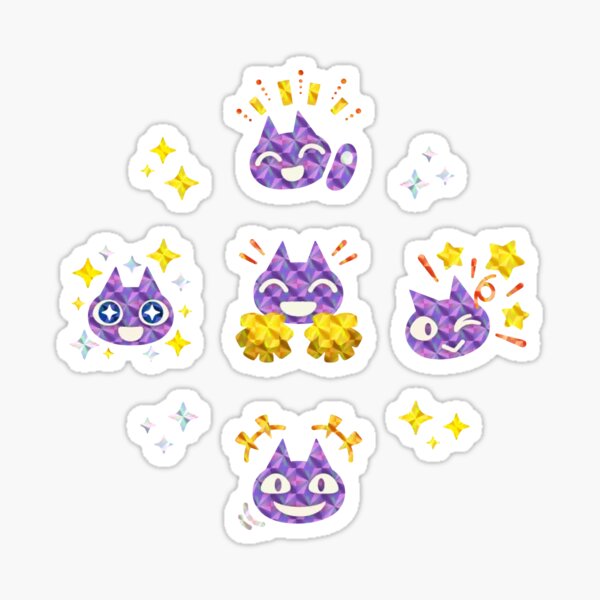 Item preview, Pocket Camp Joyful Stamps Sticker Pack designed and sold by Re-Tail.