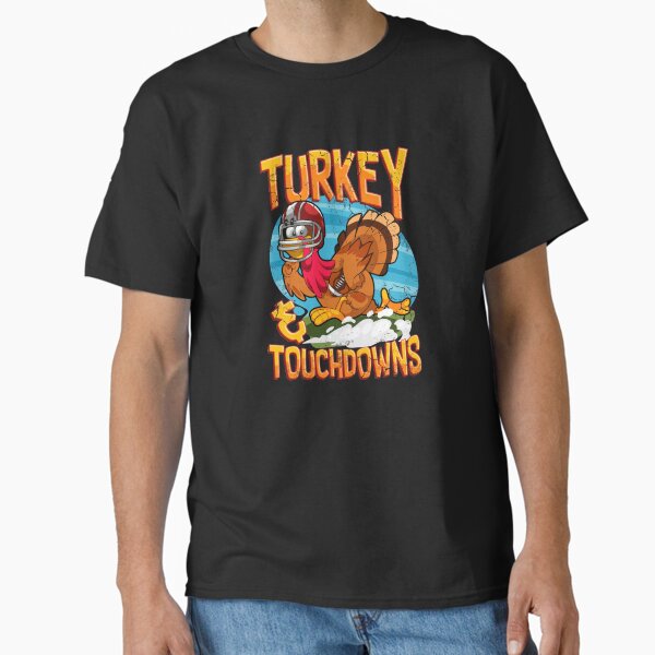 Item preview, Turkey & Touchdowns - Funny Thanksgiving Game Day Design designed and sold by GabrieSketcham.