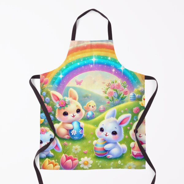 Item preview, Easter Celebration  - Bunnies, Chicks, Rainbow designed and sold by icyani2024.