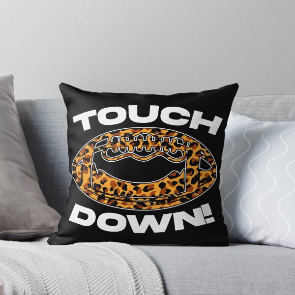 Item preview, Touchdown Fierce - Leopard Print Football Design designed and sold by GabrieSketcham.
