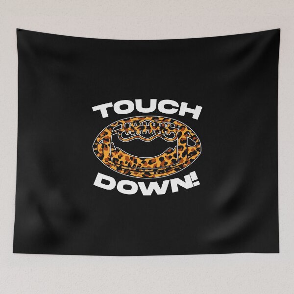 Item preview, Touchdown Fierce - Leopard Print Football Design designed and sold by GabrieSketcham.