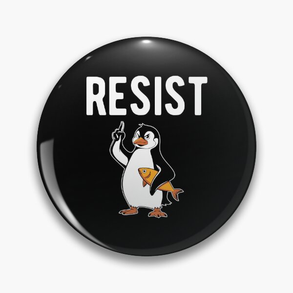 Item preview, RESIST - PENGUIN TARIFF PROTEST designed and sold by Mclickster.