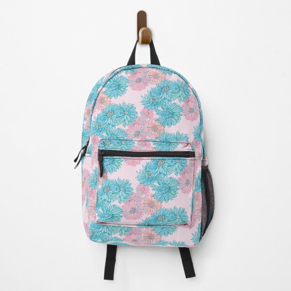Item preview, Strawflowers Paper Daisy Australian pink blue green designed and sold by blueidesign.