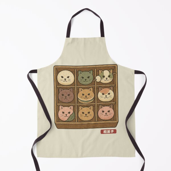 Item preview, Wagashi Neko, Cat Faces Japanese Dessert designed and sold by Hatitudeology.