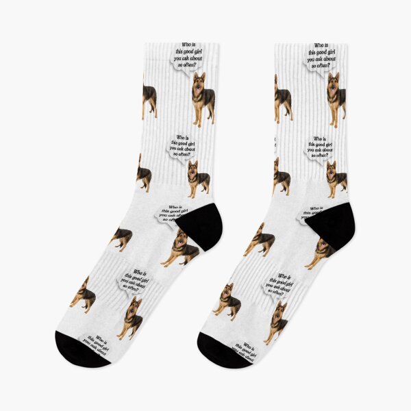 Item preview, German Shepherd Good Girl – Funny Dog Thought Bubble Design designed and sold by Fredster1966.