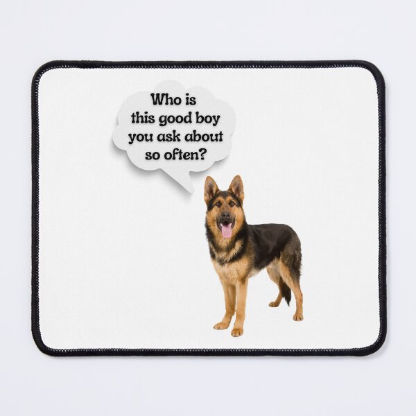 Item preview, German Shepherd Good Boy – Funny Dog Thought Bubble Design designed and sold by Fredster1966.