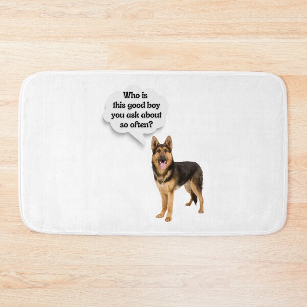 Item preview, German Shepherd Good Boy – Funny Dog Thought Bubble Design designed and sold by Fredster1966.