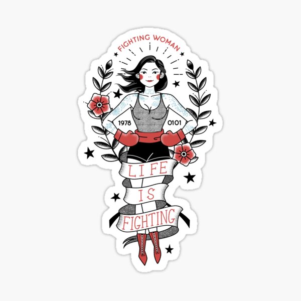 Item preview, Fighting Woman designed and sold by 038GemeralStore.