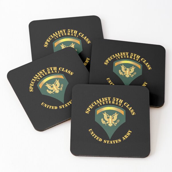 Item preview, Army - Specialist 5th Class - SP5 - Veteran designed and sold by Military Insignia Products.