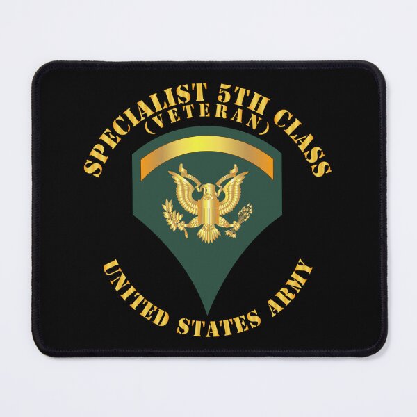 Item preview, Army - Specialist 5th Class - SP5 - Veteran designed and sold by Military Insignia Products.