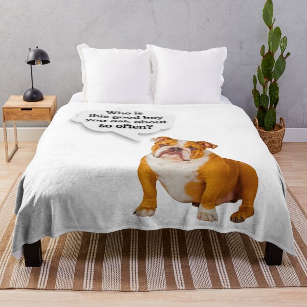 Item preview, English Bulldog Good Boy – Funny Dog Quote Design designed and sold by Fredster1966.
