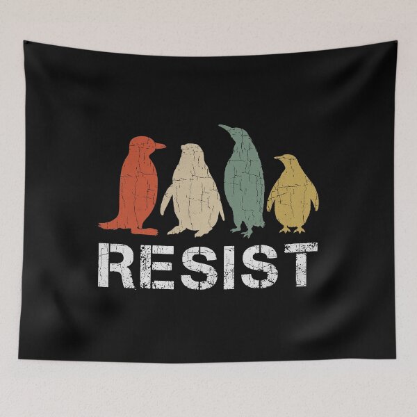Item preview, Resist Penguins & Resist Penguin  designed and sold by abderrahmane03.