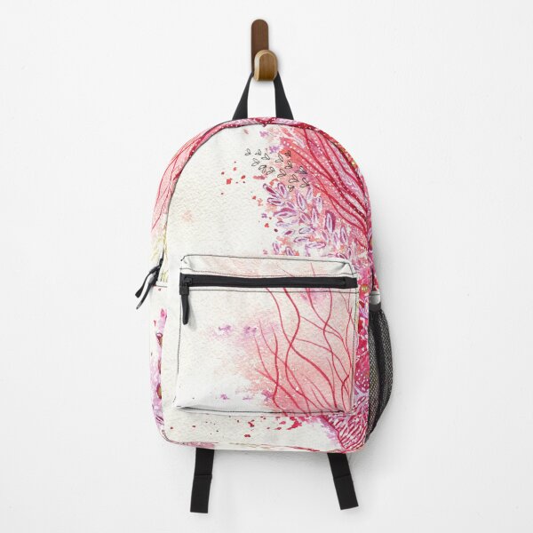 Item preview, Pink Reef - Intuitive abstract watercolour painting inspired by coral reefs designed and sold by klbailey.