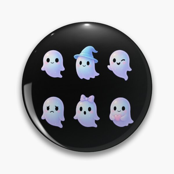 Item preview, ✨ Gleam Team – Cute Pastel Ghost Sticker Pack designed and sold by Zamoar.