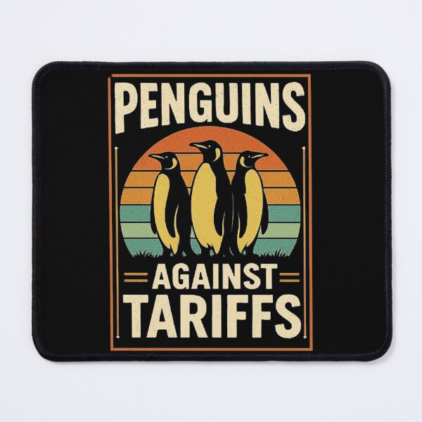 Item preview, Penguins Against Tariffs Funny Penguins Anti Tariffs Vintage designed and sold by love3617.