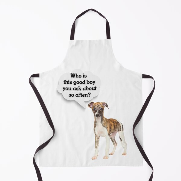 Item preview, Whippet Good Boy: Diseño de burbuja de pensamiento de perro juguetón designed and sold by Fredster1966.